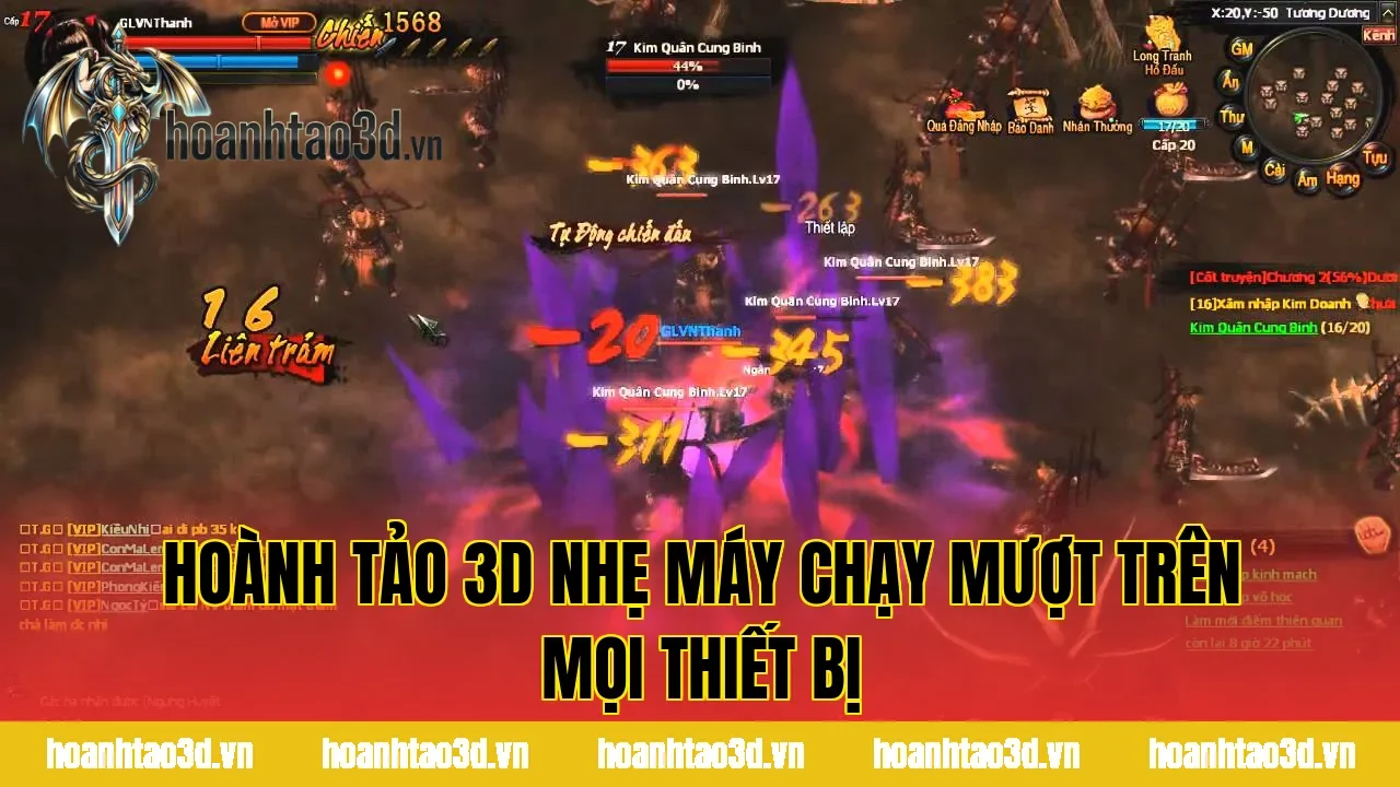 Hoành Tảo 3D Nhẹ Máy Chạy Mượt Trên Mọi Thiết Bị