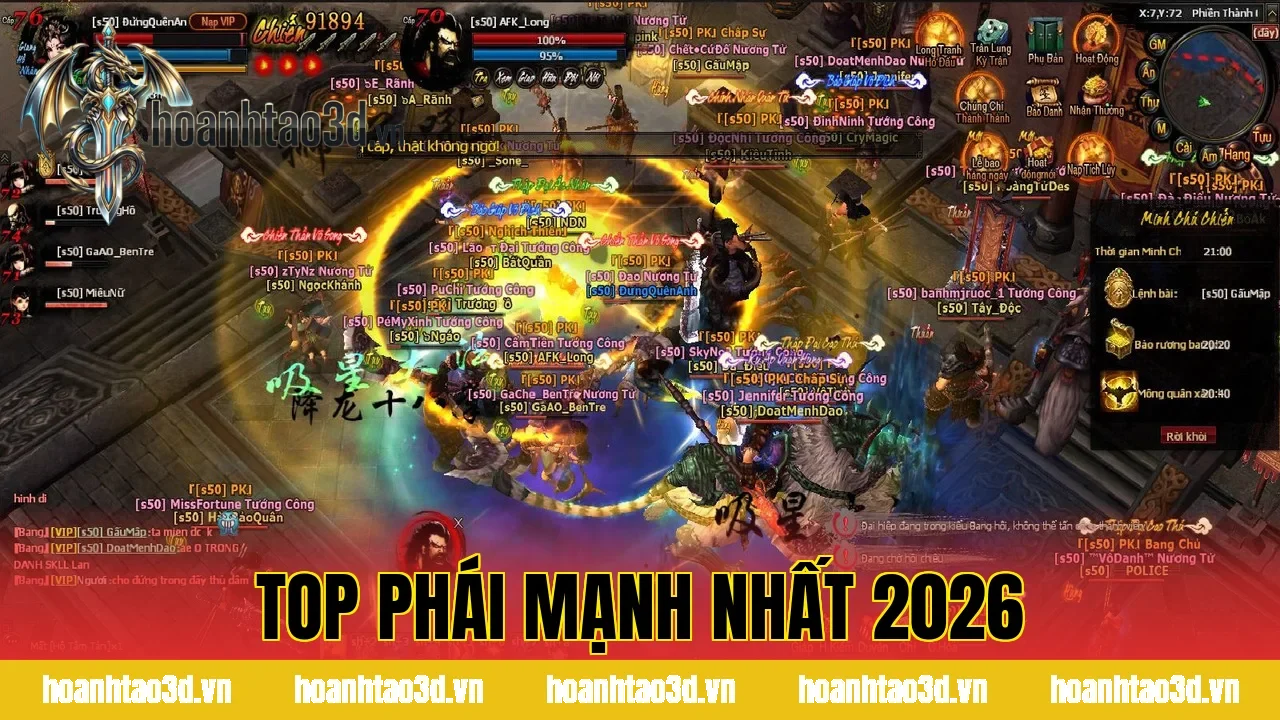 Top Phái Mạnh Nhất 2026