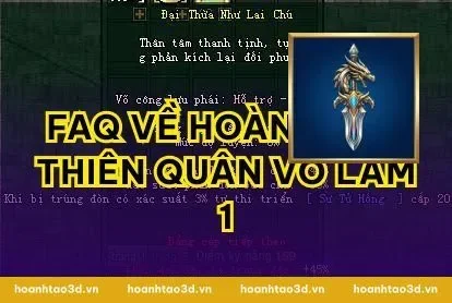 FAQ Về Hoành Tảo Thiên Quân Võ Lâm 1